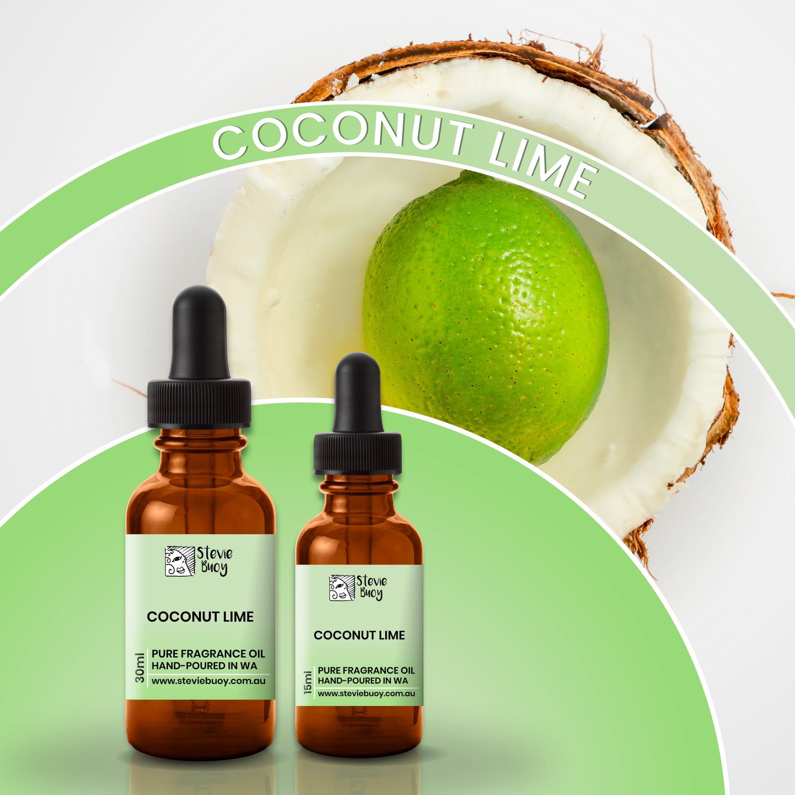 Coconut Lime Fragrance Oil for Aroma Diffusers - by Stevie Buoy