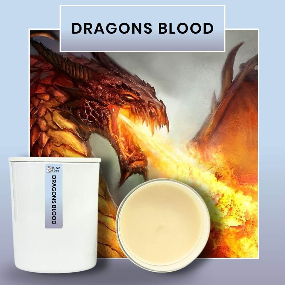 Dragons Blood Scented Cocosoy Candles - Large by Stevie Buoy