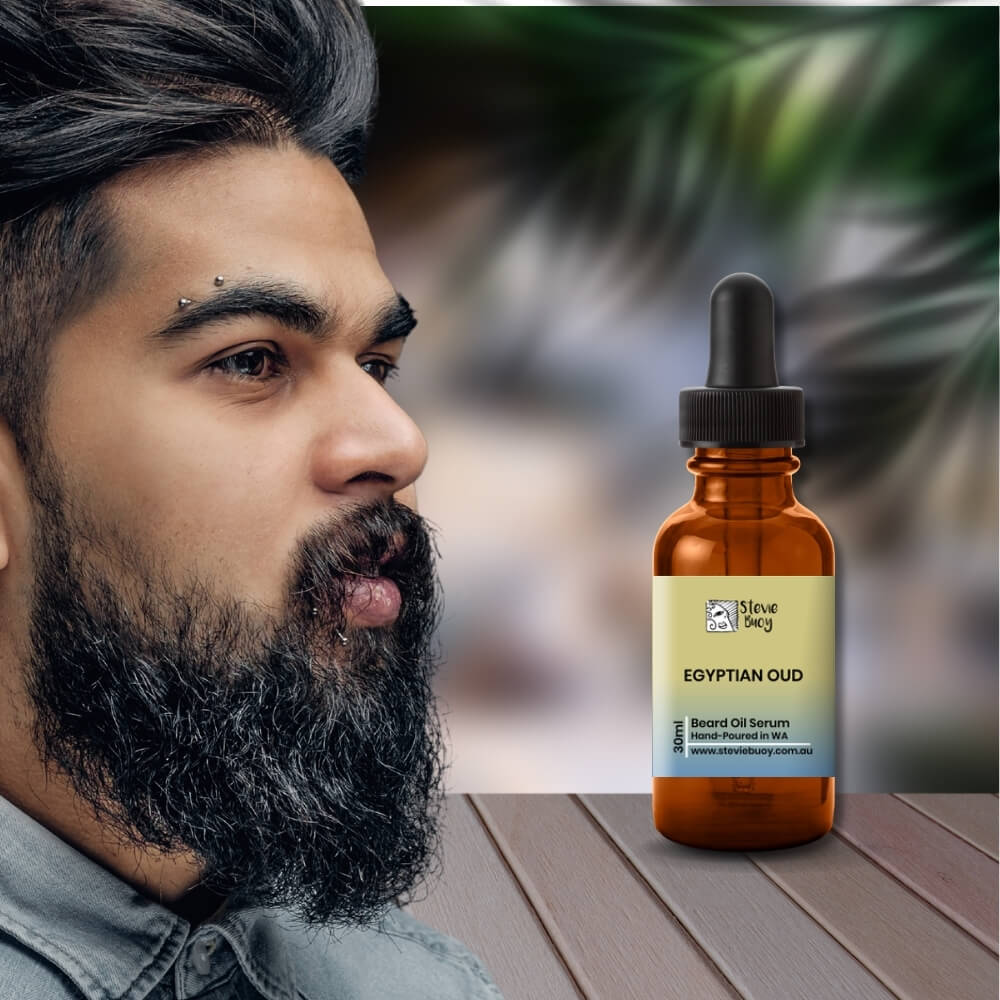 Egyptian Oud Beard &amp; Skin Serum - 30ml by Stevie Buoy ?? Shop now!!