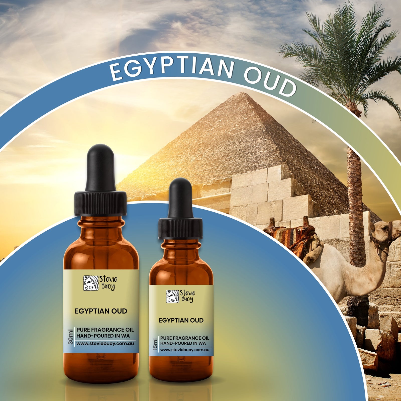 Egyptian Oud Fragrance Oil for Aroma Diffusers - by Stevie Buoy