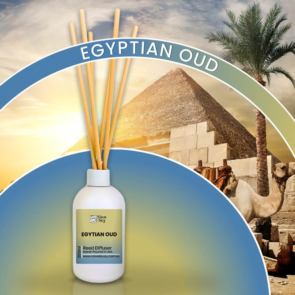 Egyptian Oud Reed Diffuser - 200ml by Stevie Buoy