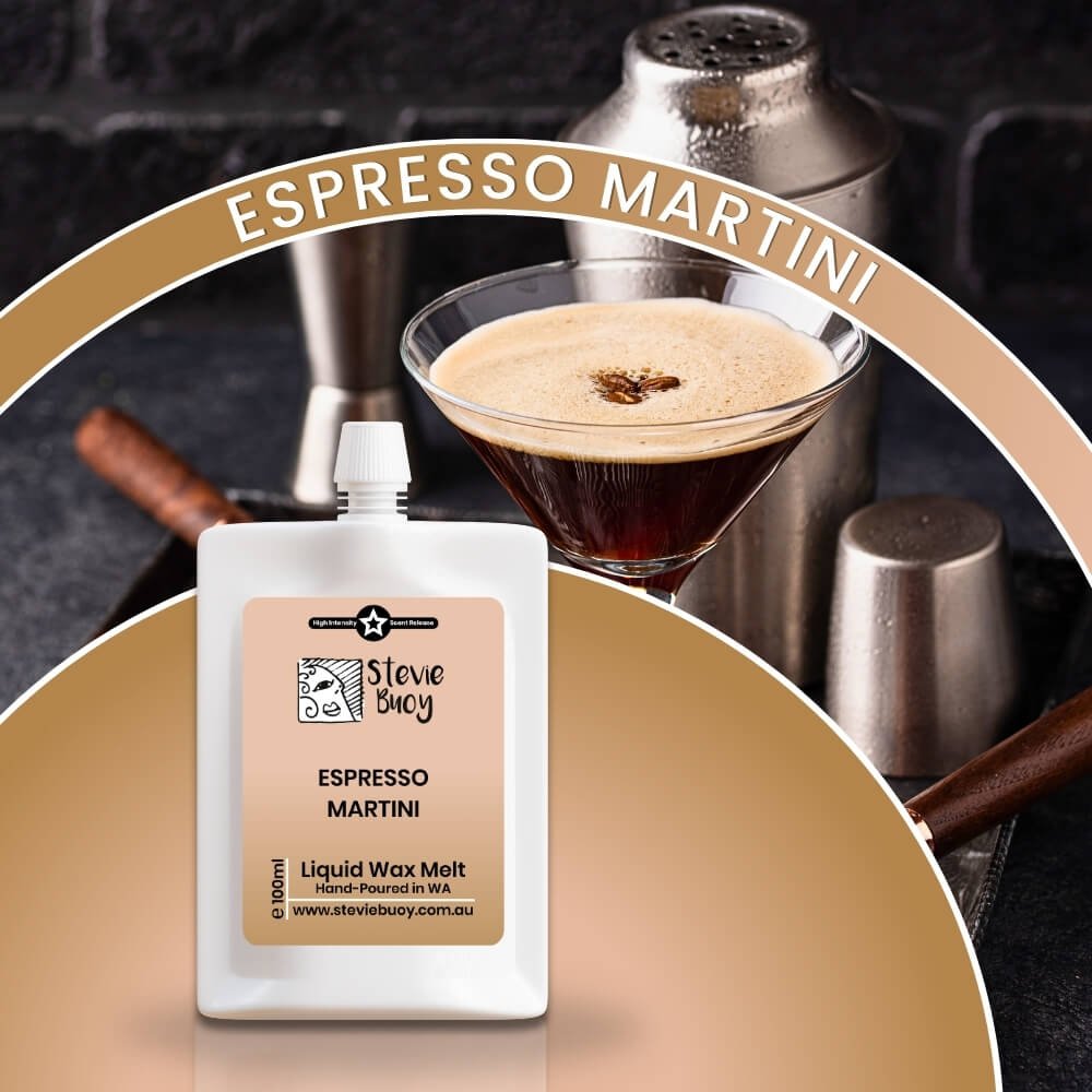 Espresso Martini Liquid Wax Melts - by Stevie Buoy