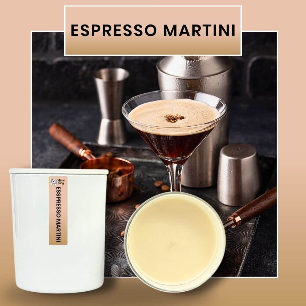 Espresso Martini Scented Cocosoy Candles - Large by Stevie Buoy