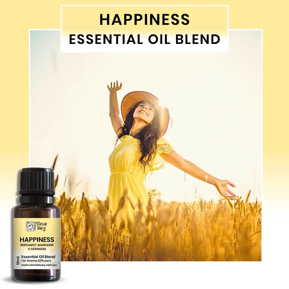 Essential Oil Blends for Aroma Diffusers - Happiness / 10ml by Stevie Buoy ?? Shop now!!