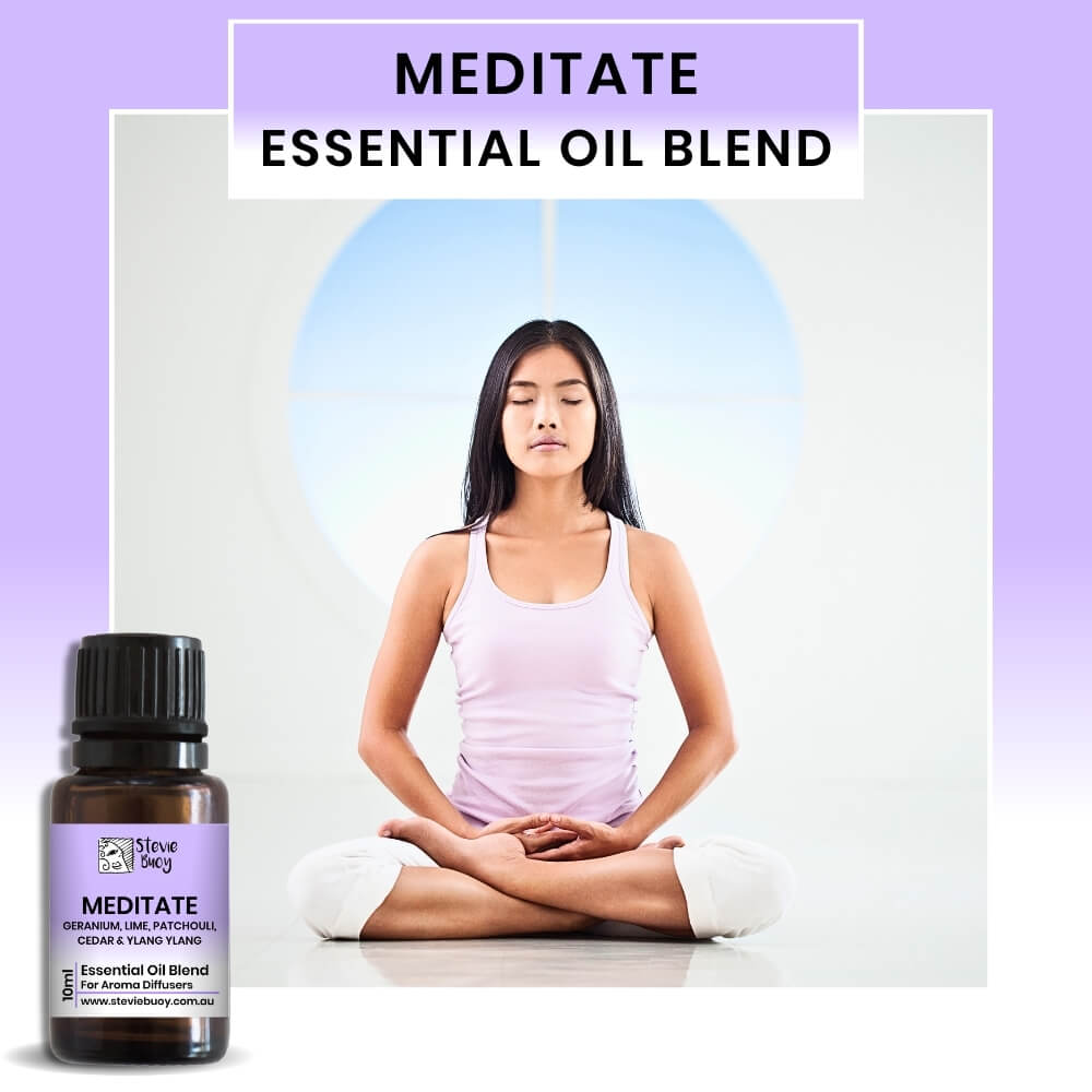 Essential Oil Blends for Aroma Diffusers - Meditate / 10ml by Stevie Buoy ?? Shop now!!