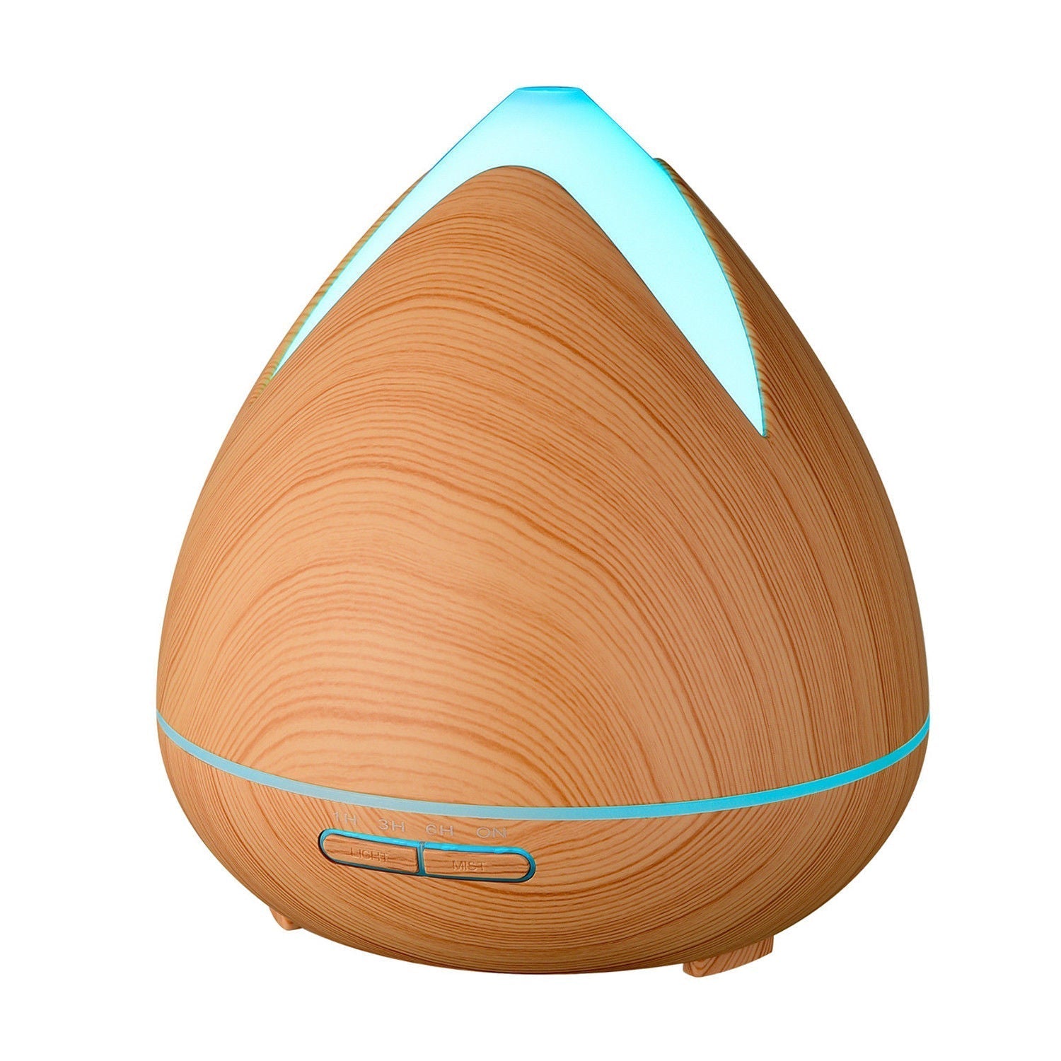 Essential Oils Ultrasonic Aromatherapy Diffuser Air Humidifier Purify 400ml - Light Wood - by Stevie Buoy