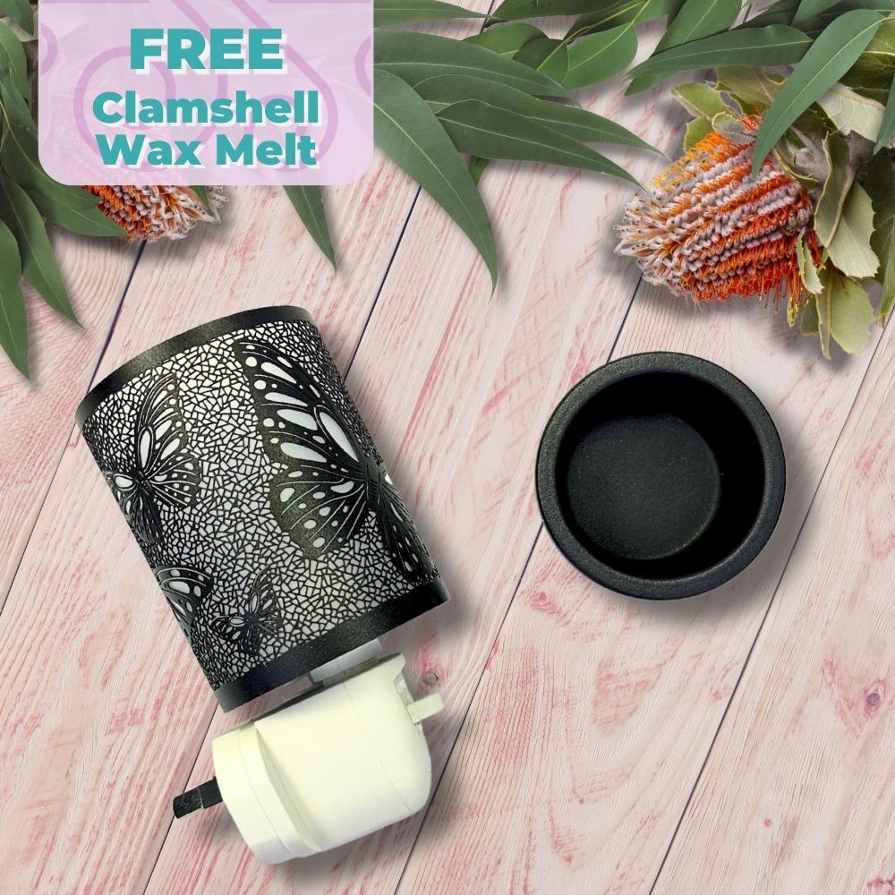 Flutterbies Plug in Wax Warmer - Black - by Stevie Buoy ?? Shop now!!