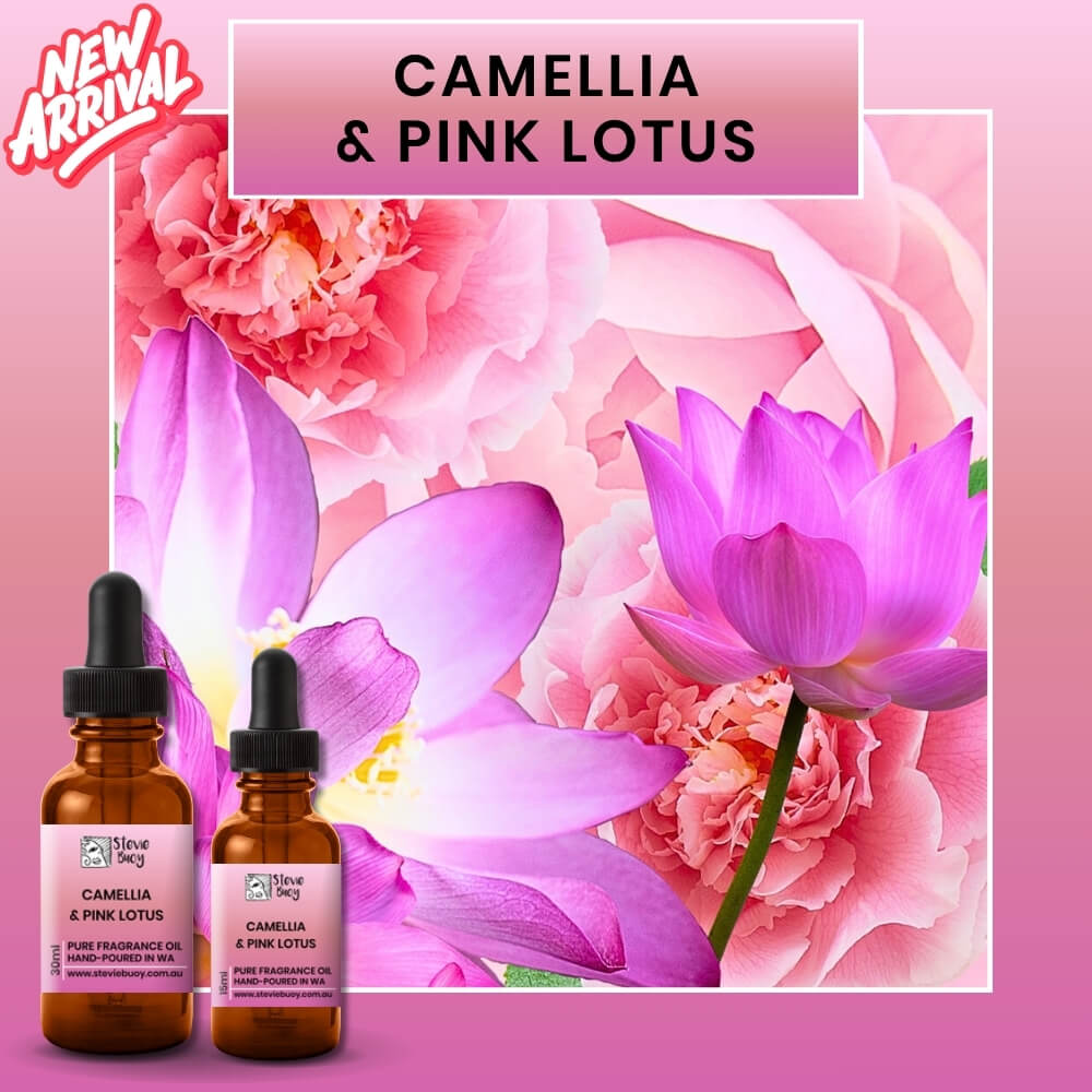 Fragrance Oil for Aroma Diffusers - Camellia &amp; Pink Lotus / 15ml by Stevie Buoy ?? Shop now!!