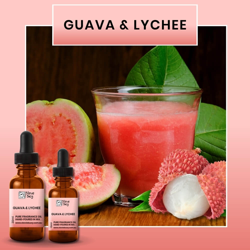 Fragrance Oil for Aroma Diffusers - Guava &amp; Lychee / 15ml by Stevie Buoy ?? Shop now!!