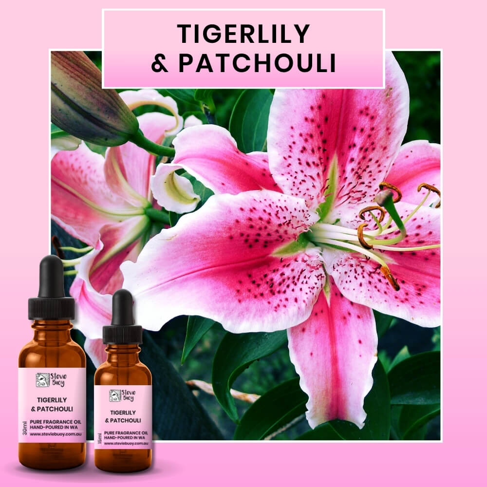 Fragrance Oil for Aroma Diffusers - Tigerlily &amp; Patchouli / 15ml by Stevie Buoy ?? Shop now!!