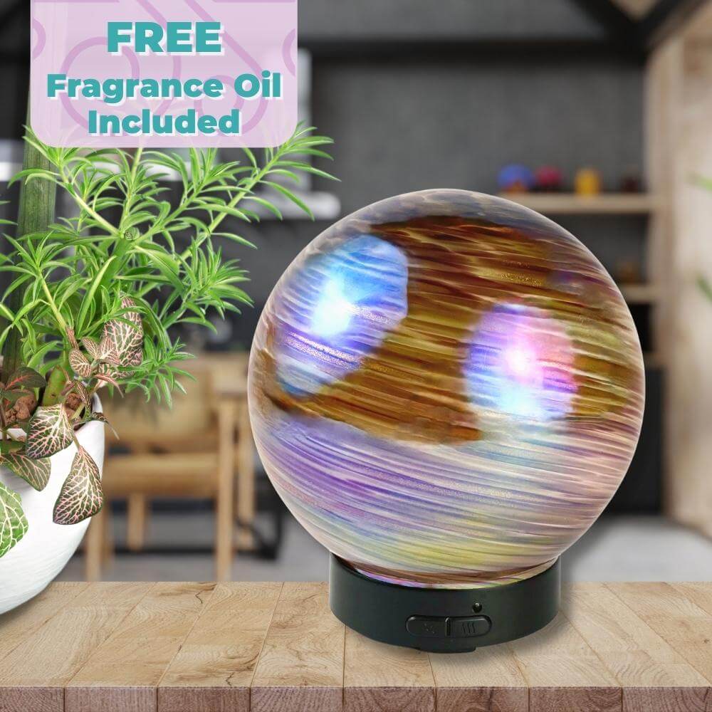 Galaxy Sphere Glass Ultrasonic Diffuser - by Stevie Buoy ?? Shop now!!