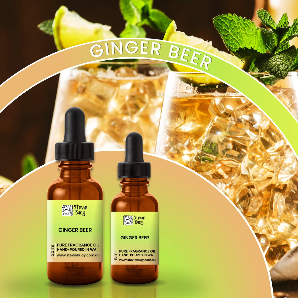 Ginger Beer Fragrance Oil for Aroma Diffusers - by Stevie Buoy