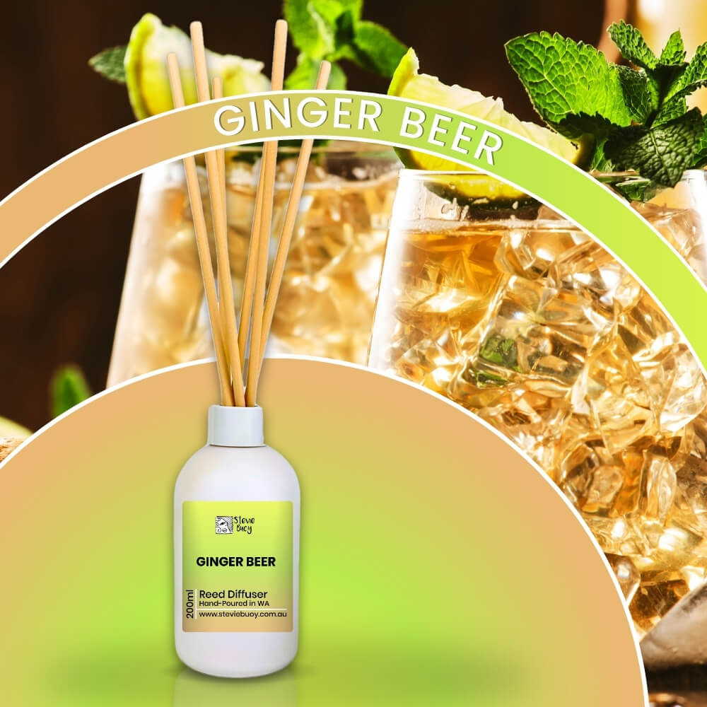 Ginger Beer Reed Diffuser - 200ml by Stevie Buoy