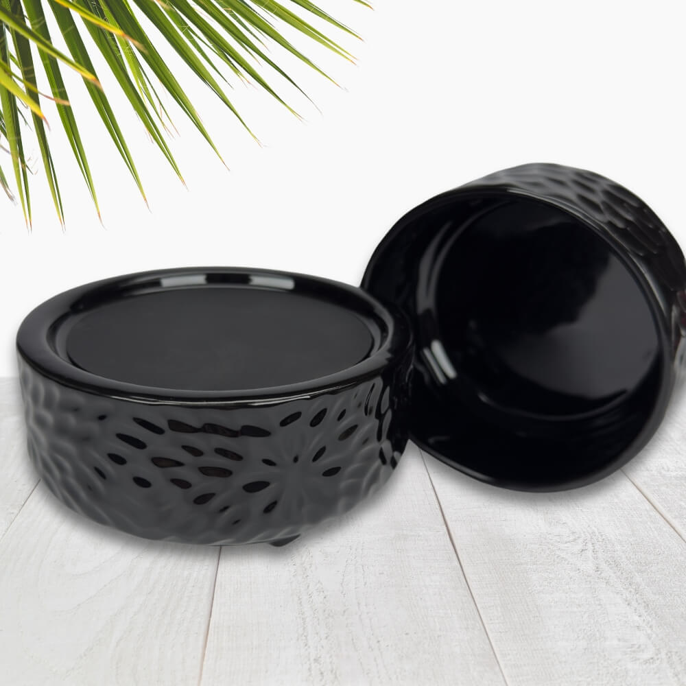 Gloss Black Heat Pad Wax Warmer - by Stevie Buoy