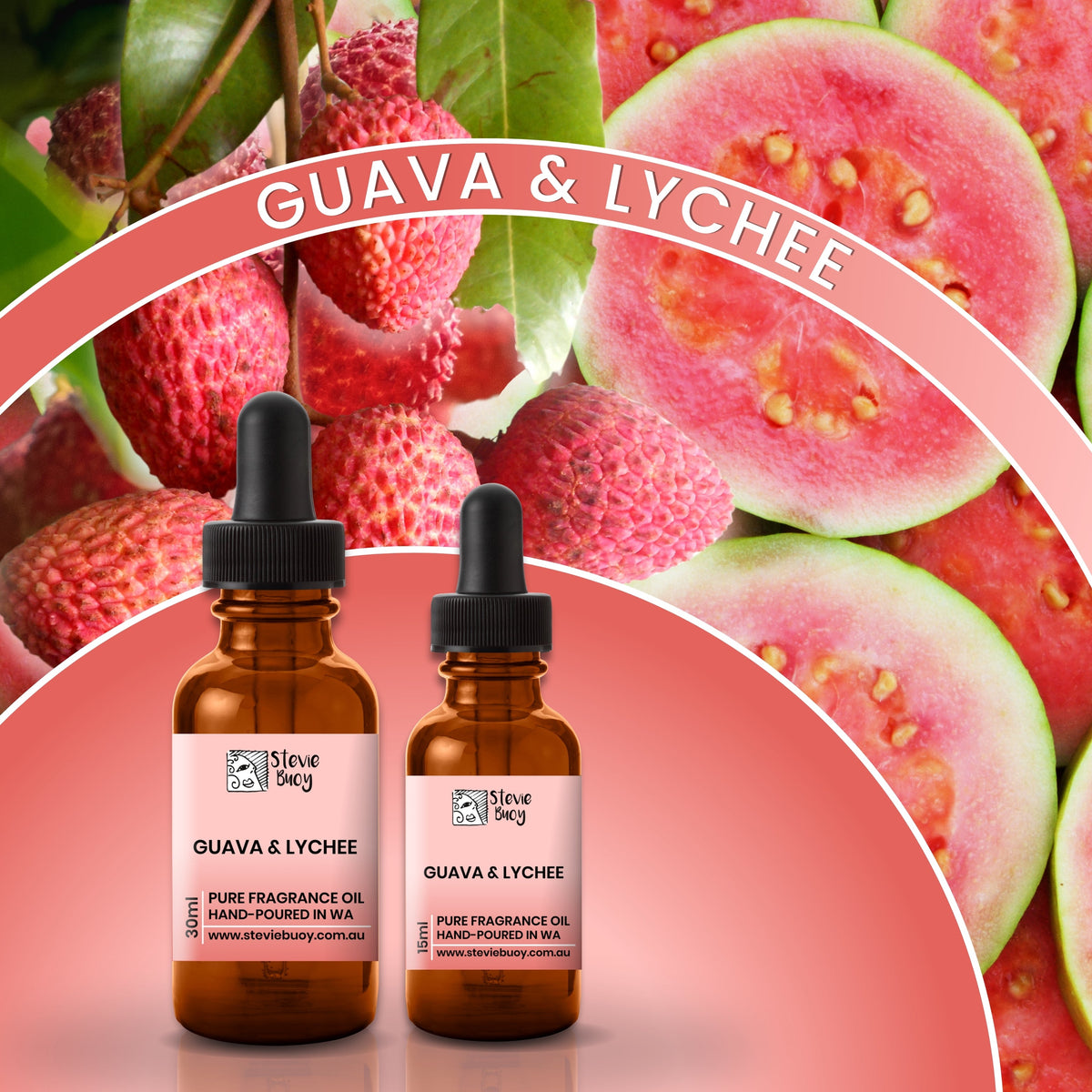 Guava &amp; Lychee Fragrance Oil for Aroma Diffusers - by Stevie Buoy