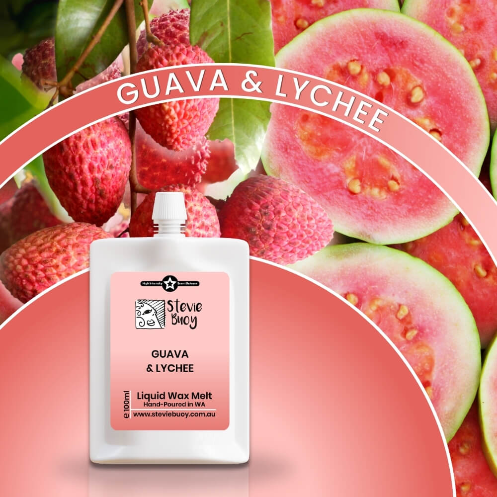 Guava &amp; Lychee Liquid Wax Melts - by Stevie Buoy