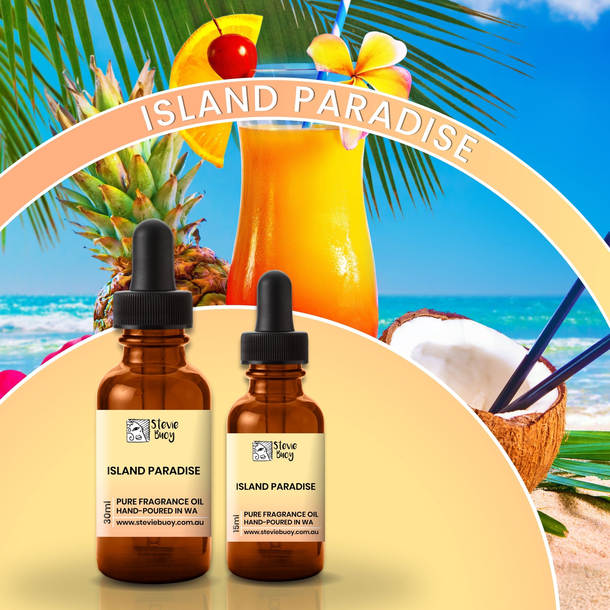 Island Paradise Fragrance Oil for Aroma Diffusers - by Stevie Buoy