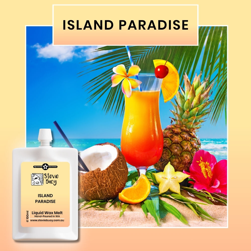 Island Paradise Liquid Wax Melts - by Stevie Buoy