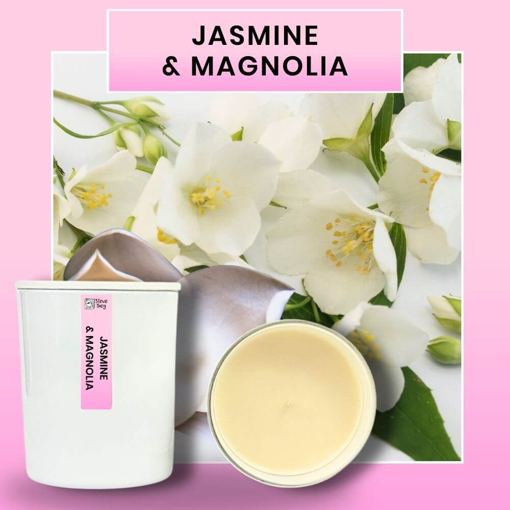 Jasmine &amp; Magnolia Scented Cocosoy Candles - Medium by Stevie Buoy ?? Shop now!!