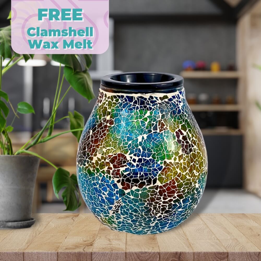 Kaleidoscope Glass Wax Warmer - by Stevie Buoy ?? Shop now!!