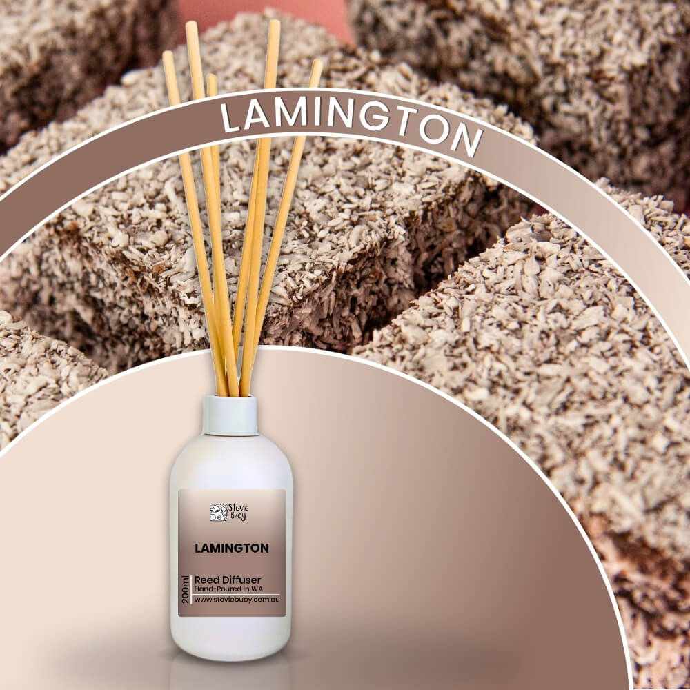 Lamington Reed Diffuser - 200ml by Stevie Buoy