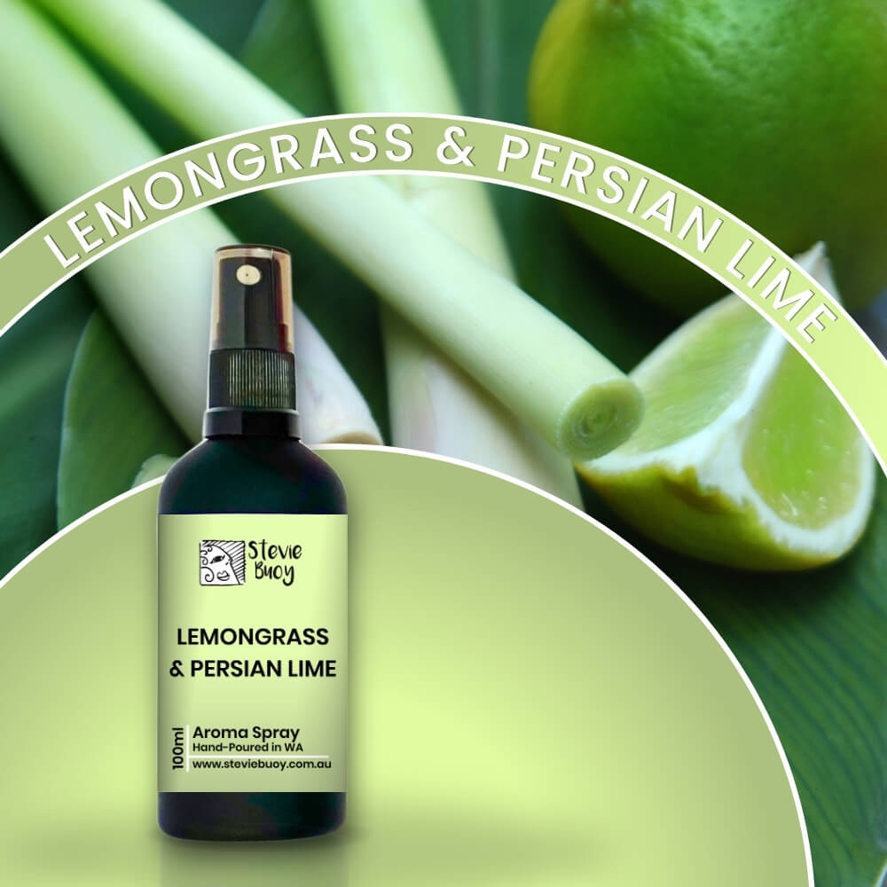 Lemongrass &amp; Persian Lime Aroma Spray - 100ml by Stevie Buoy