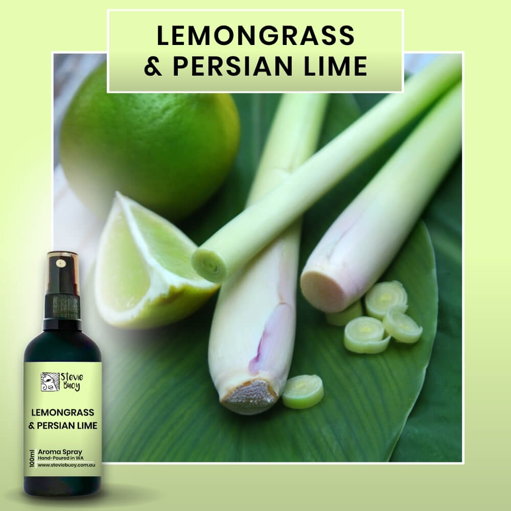 Lemongrass &amp; Persian Lime Aroma Spray - 100ml by Stevie Buoy