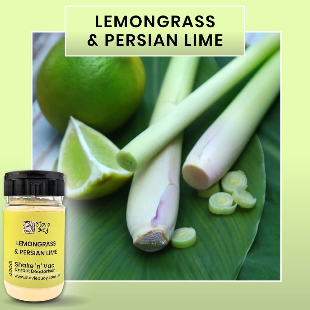 Lemongrass &amp; Persian Lime Shake ?N’ Vac - 400g by Stevie Buoy