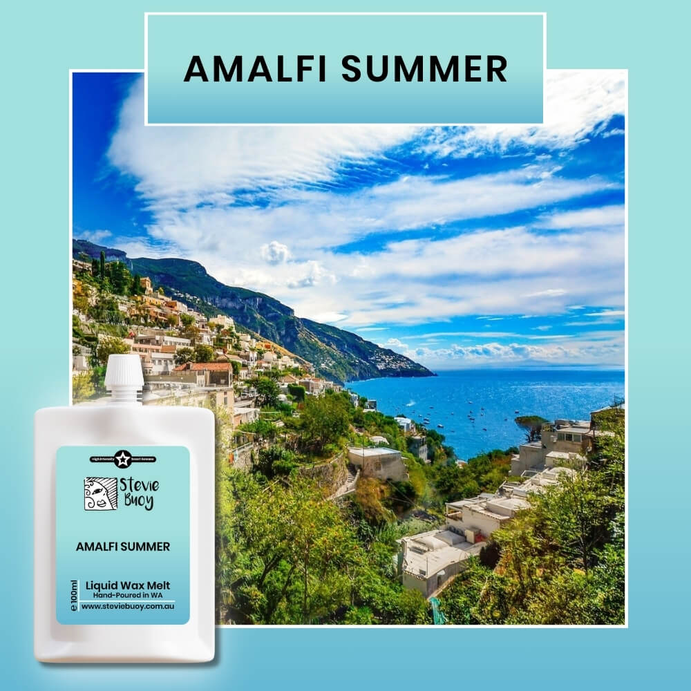 Liquid Wax Melts - Amalfi Summer by Stevie Buoy ?? Shop now!!