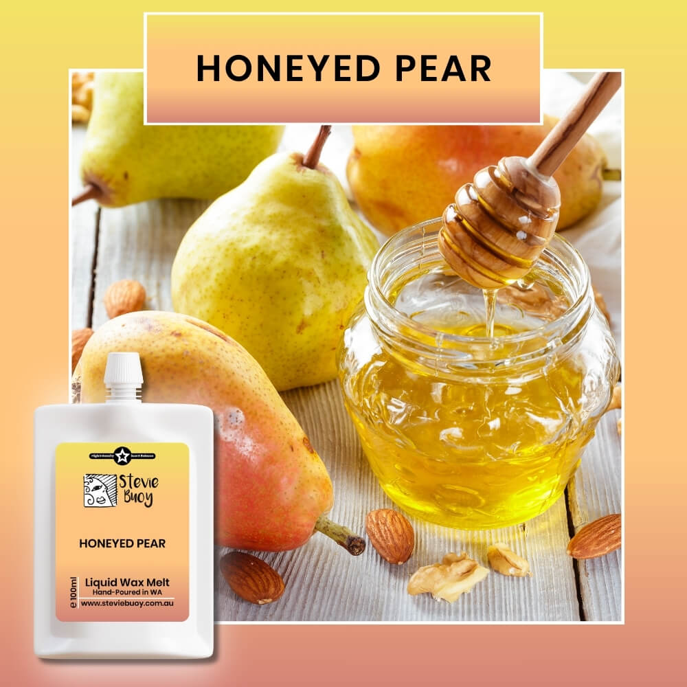 Liquid Wax Melts - Honeyed Pear by Stevie Buoy ?? Shop now!!