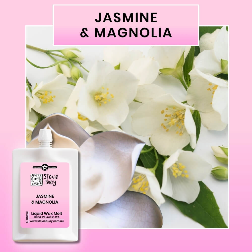 Liquid Wax Melts - Jasmine & Magnolia by Stevie Buoy ?? Shop now!!