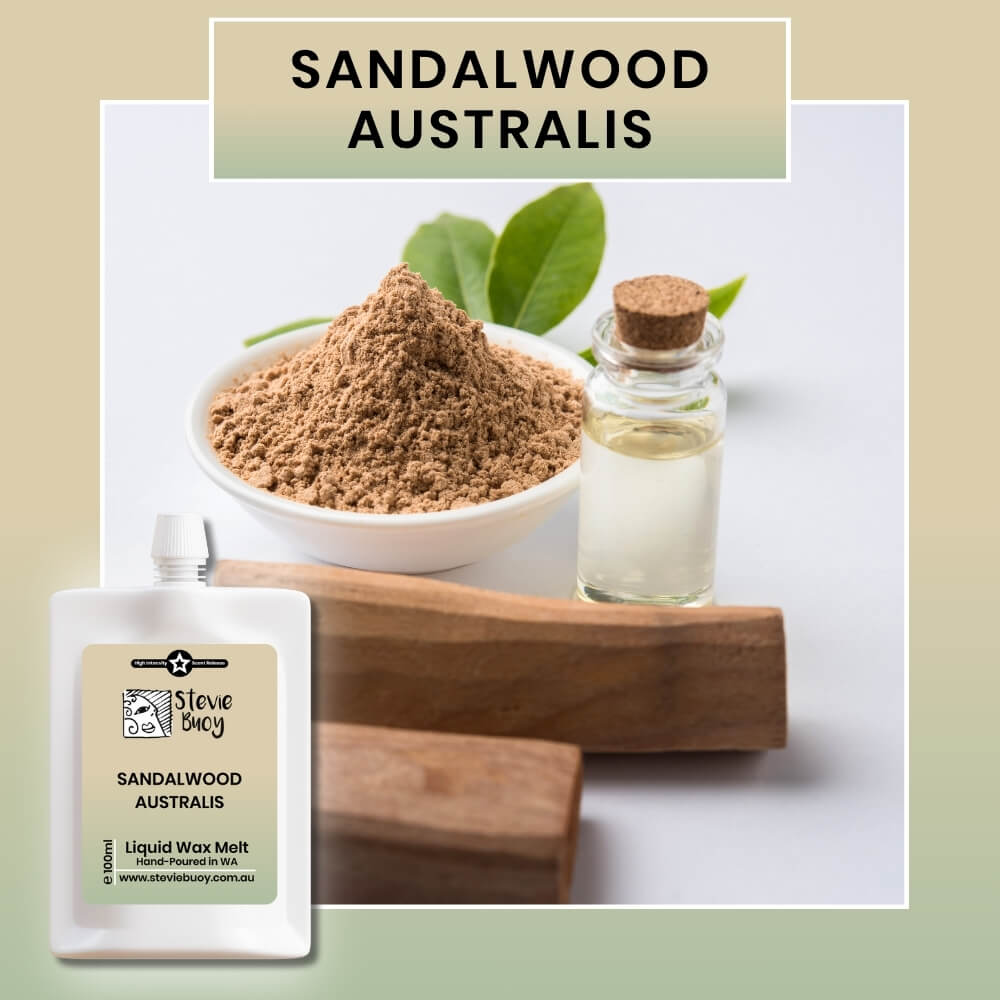 Liquid Wax Melts - Sandalwood Australis by Stevie Buoy ?? Shop now!!