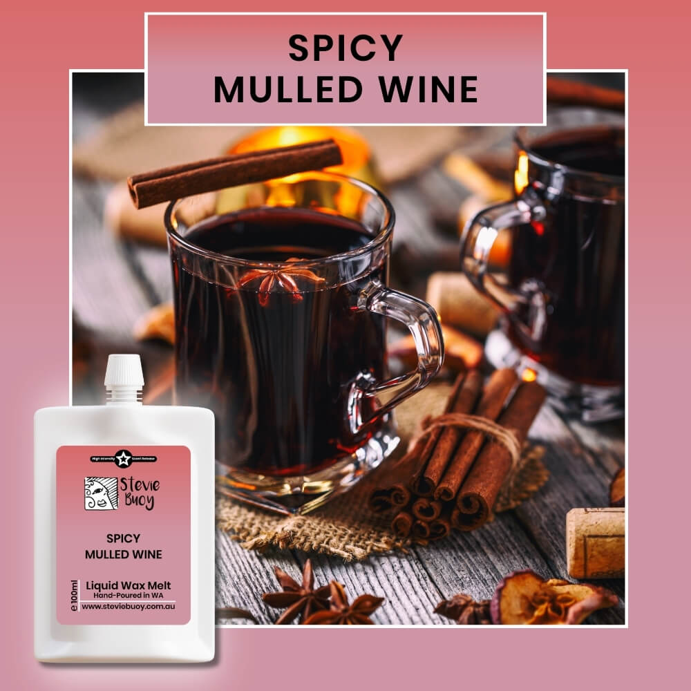 Liquid Wax Melts - Spicy Mulled Wine by Stevie Buoy ?? Shop now!!