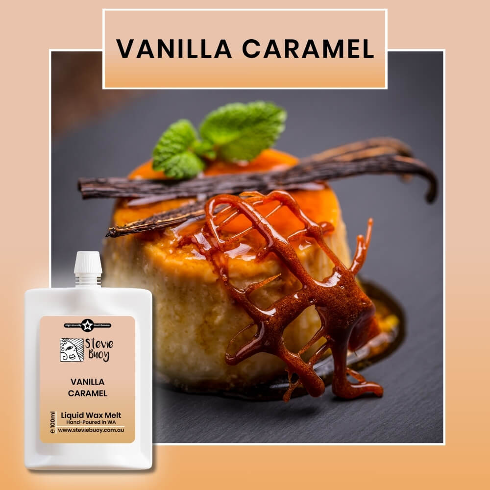 Liquid Wax Melts - Vanilla Caramel by Stevie Buoy ?? Shop now!!