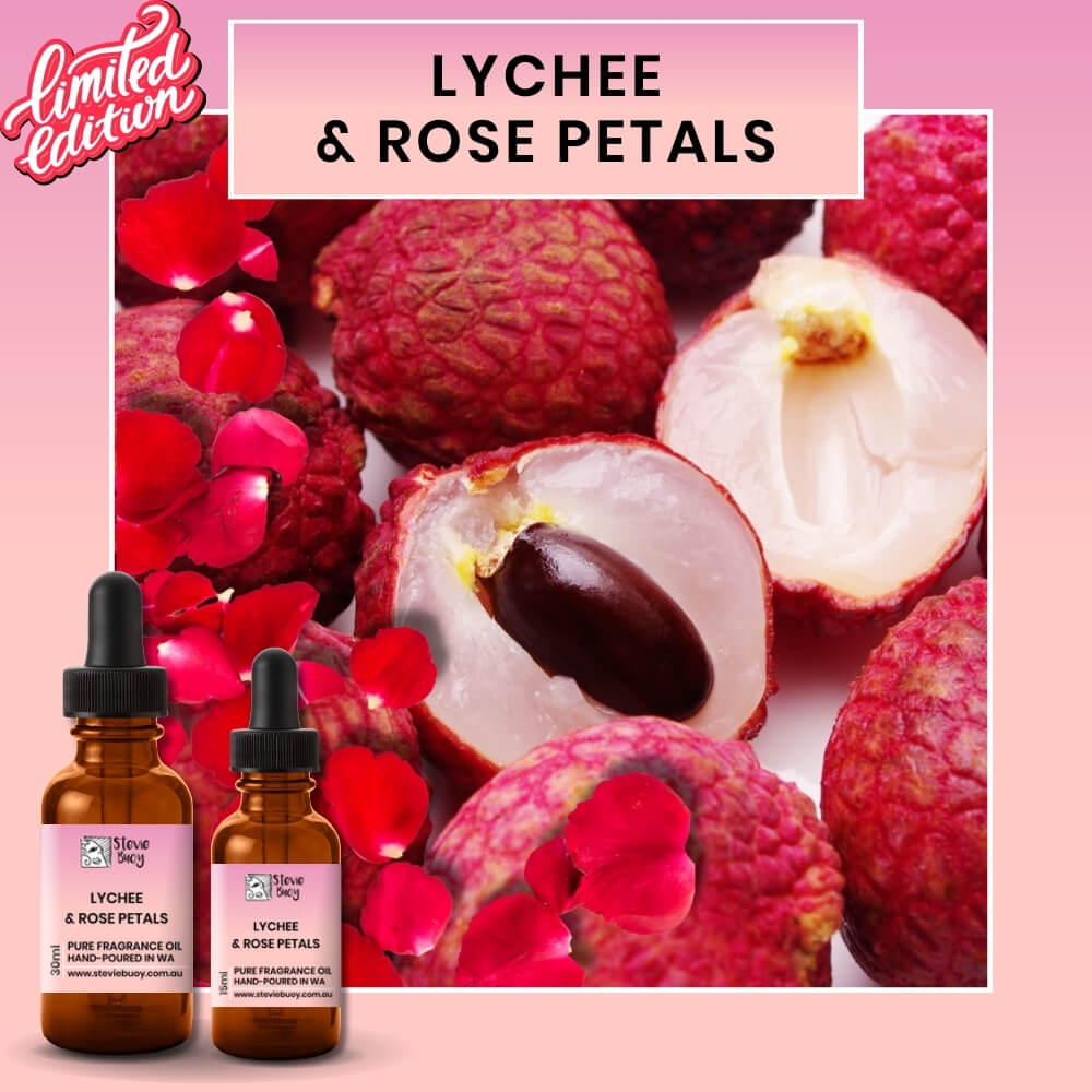 Lychee &amp; Rose Petals Fragrance Oil for Aroma Diffusers - 15ml by Stevie Buoy ?? Shop now!!