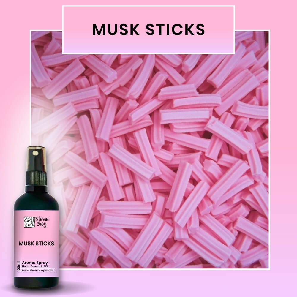 Musk Sticks Aroma Spray - 100ml by Stevie Buoy