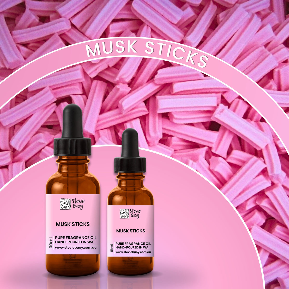 Musk Sticks Fragrance Oil for Aroma Diffusers - by Stevie Buoy