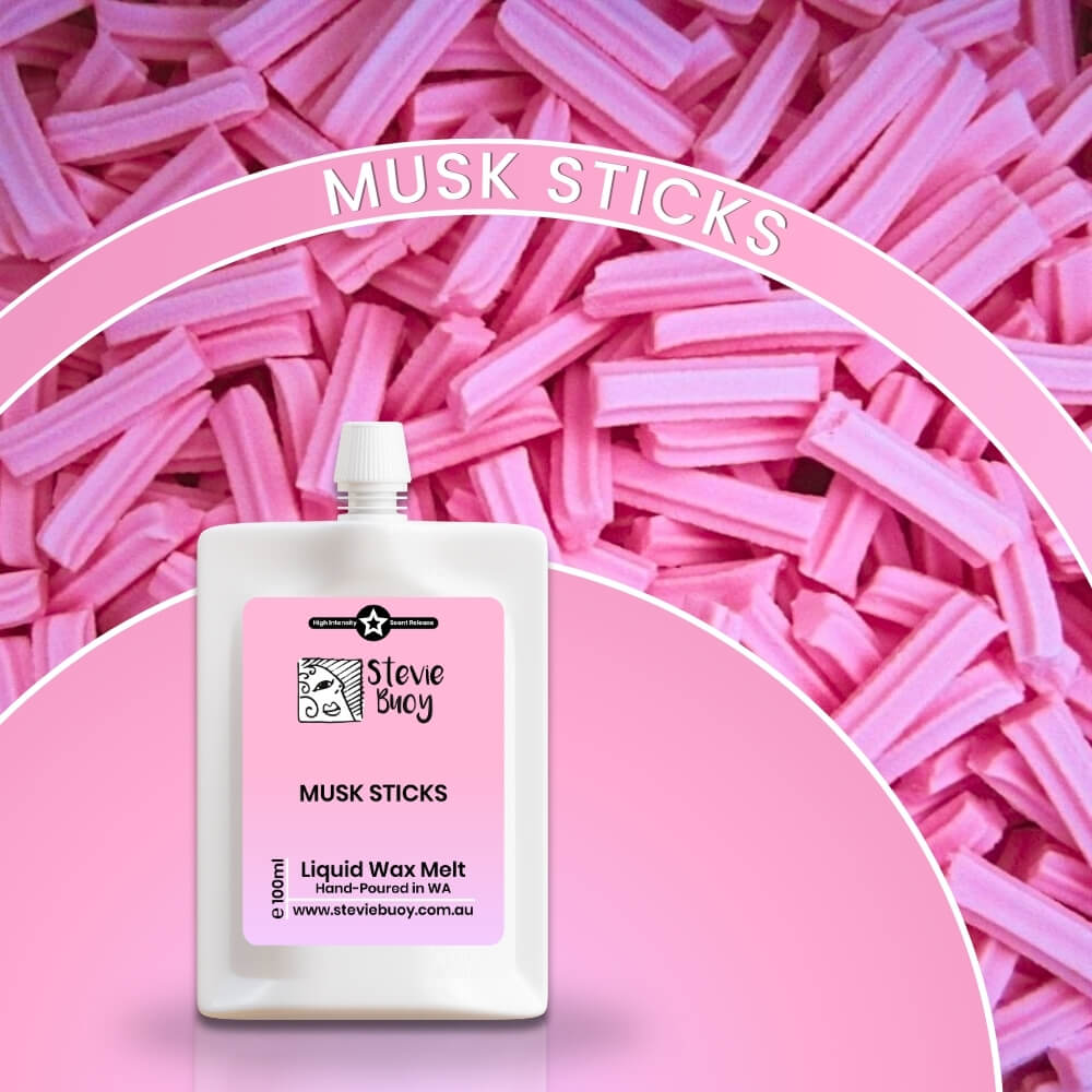 Musk Sticks Liquid Wax Melts - by Stevie Buoy