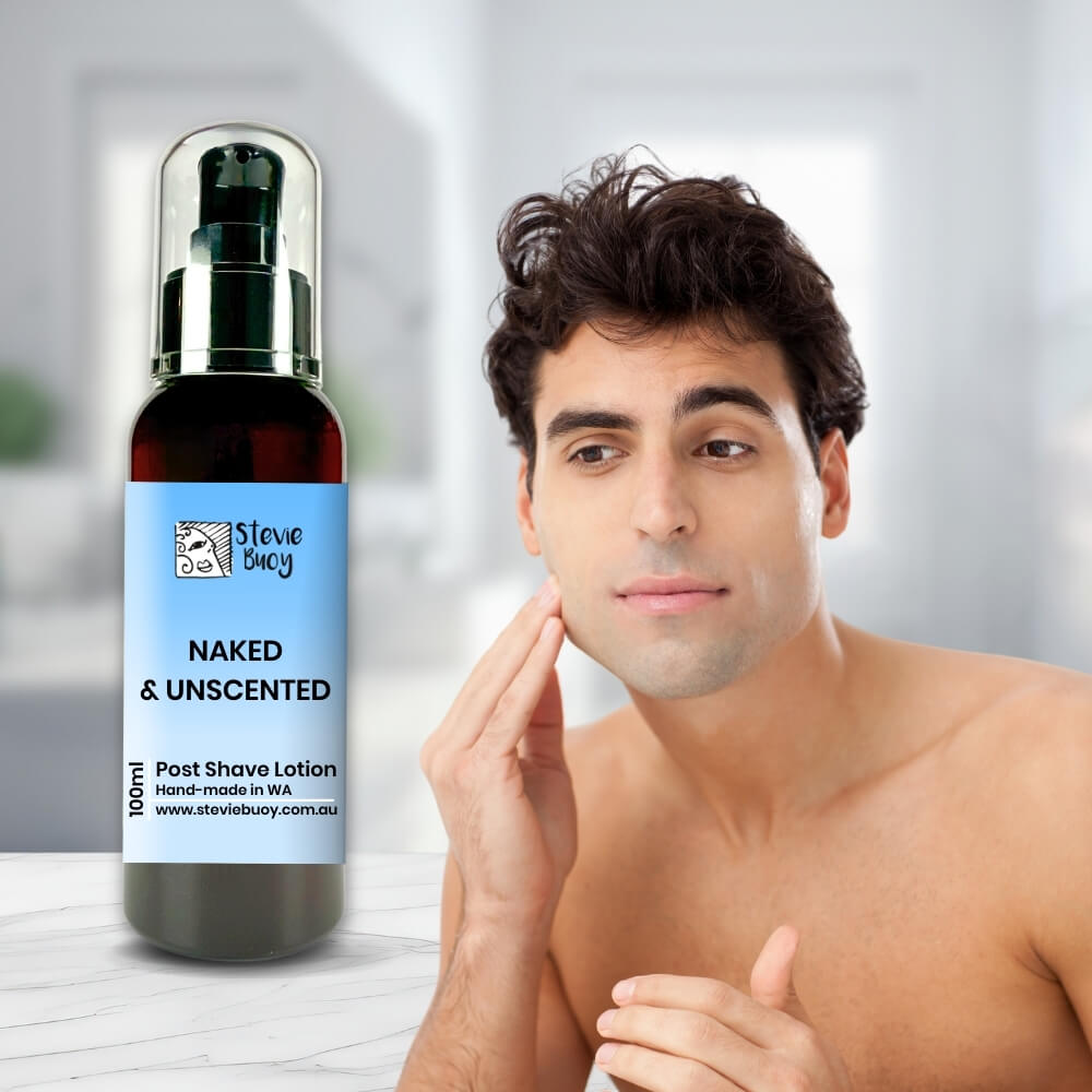 Naked &amp; Unscented Post Shave Lotion - 100ml by Stevie Buoy