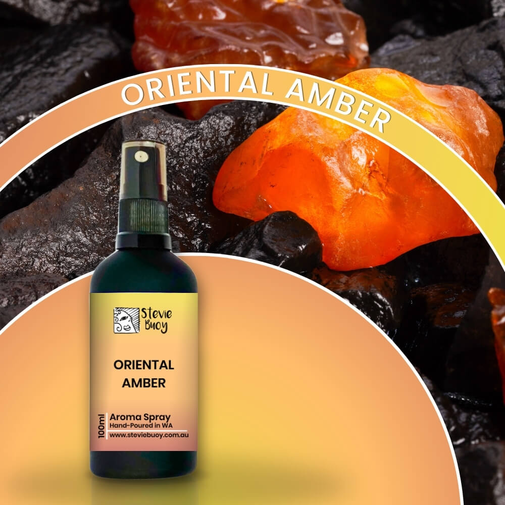 Oriental Amber Aroma Spray - 100ml by Stevie Buoy