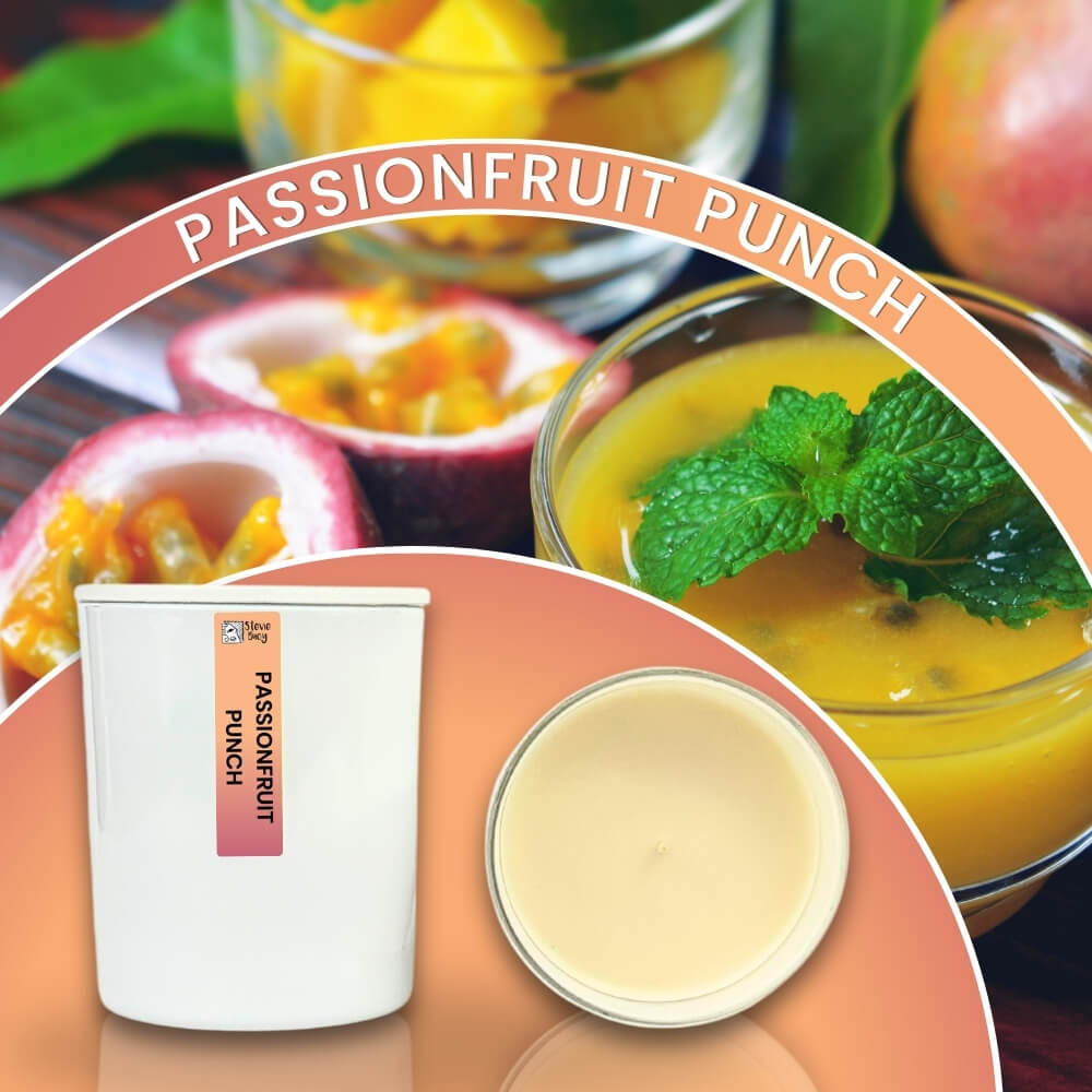 Passionfruit Punch Scented Cocosoy Candles - Large by Stevie Buoy