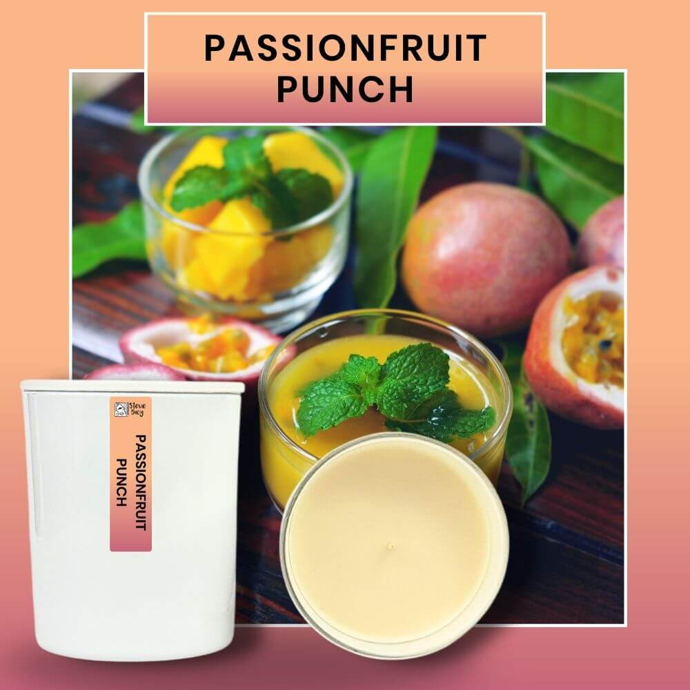 Passionfruit Punch Scented Cocosoy Candles - Large by Stevie Buoy