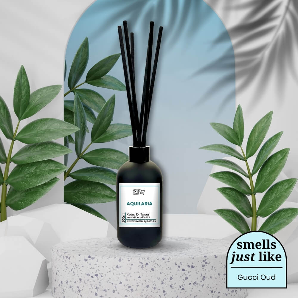 Perfume Scented Reed Diffuser - Aquilaria / 200ml by Stevie Buoy ?? Shop now!!