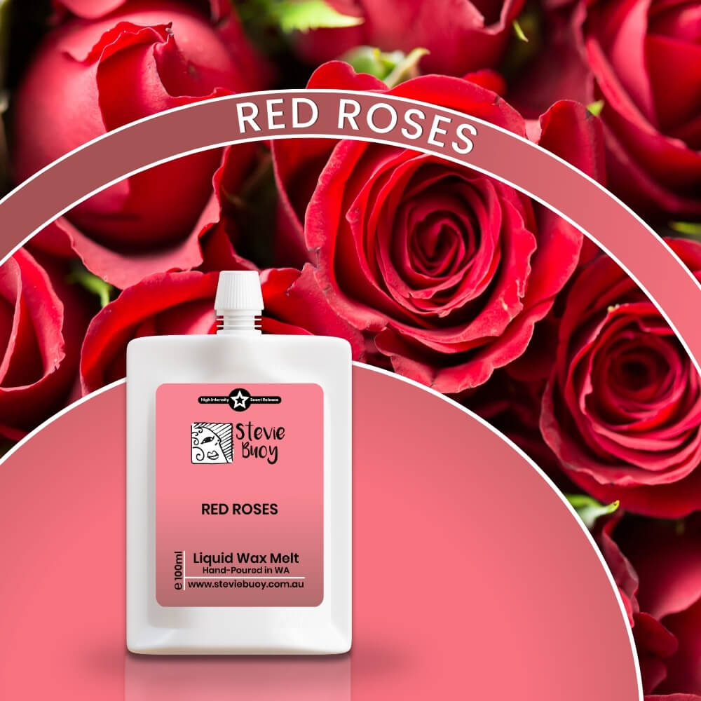 Red Roses Liquid Wax Melts - by Stevie Buoy