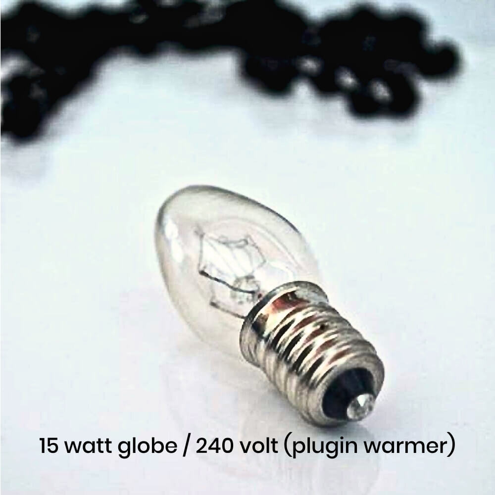 Replacement Globes for Wax Warmer - 15 Watt / Plugin Globe by Stevie Buoy