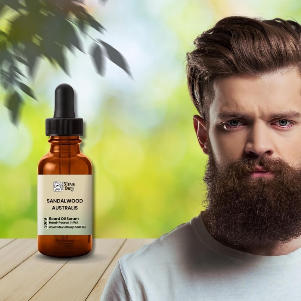 Sandalwood Australis Beard &amp; Skin Serum - 30ml by Stevie Buoy ?? Shop now!!