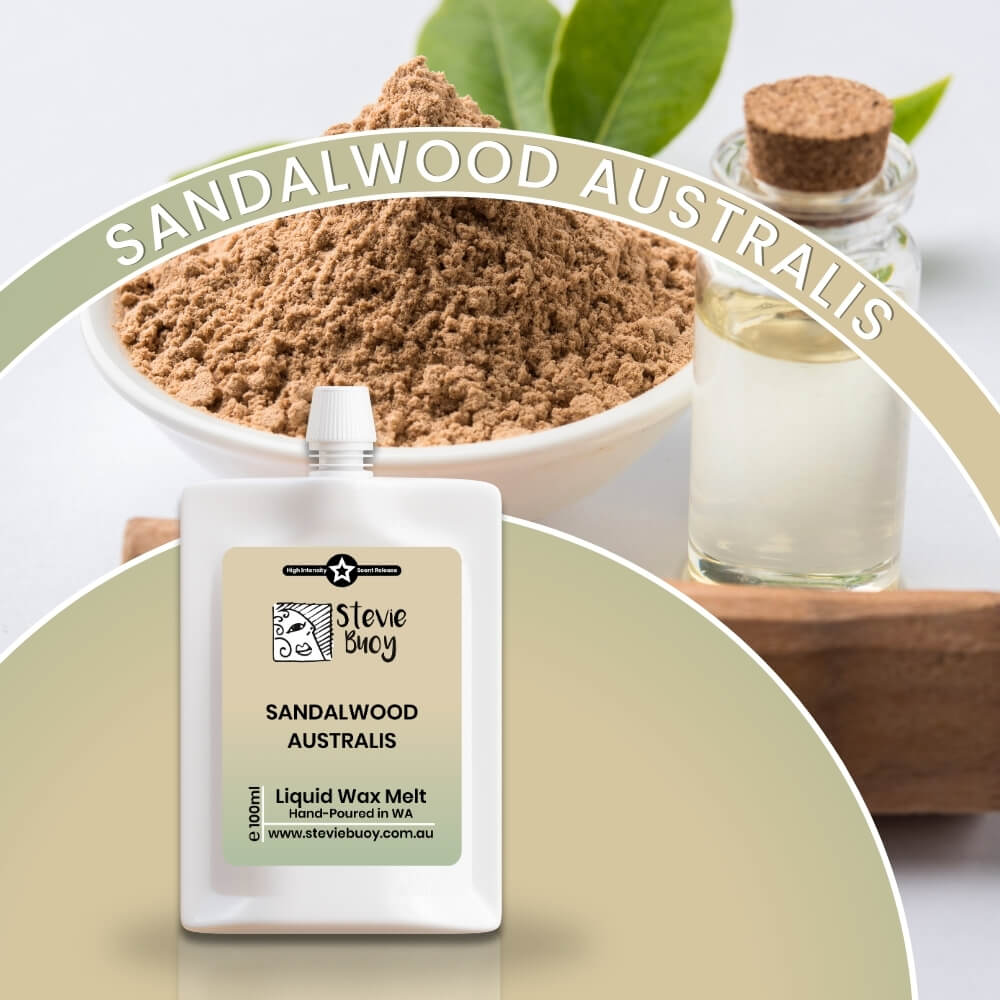 Sandalwood Australis Liquid Wax Melts - by Stevie Buoy