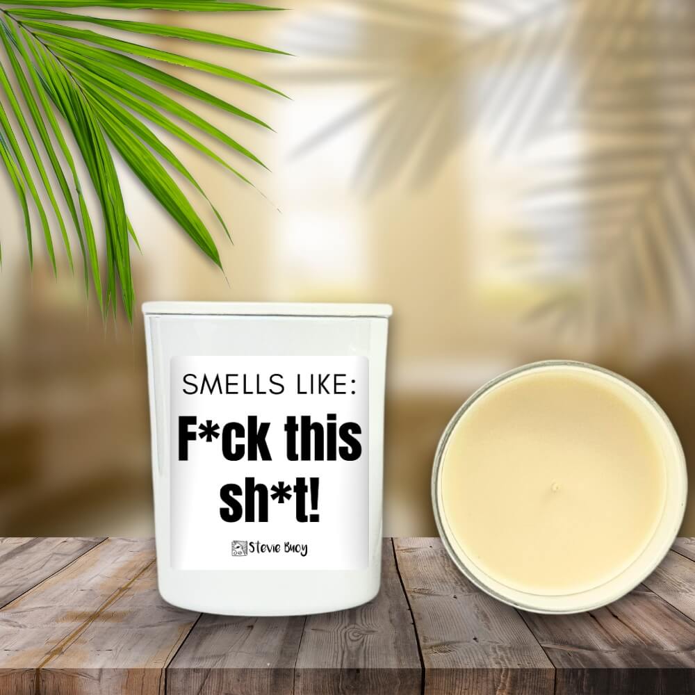 Smells Like Naughty Candle - Medium by Stevie Buoy