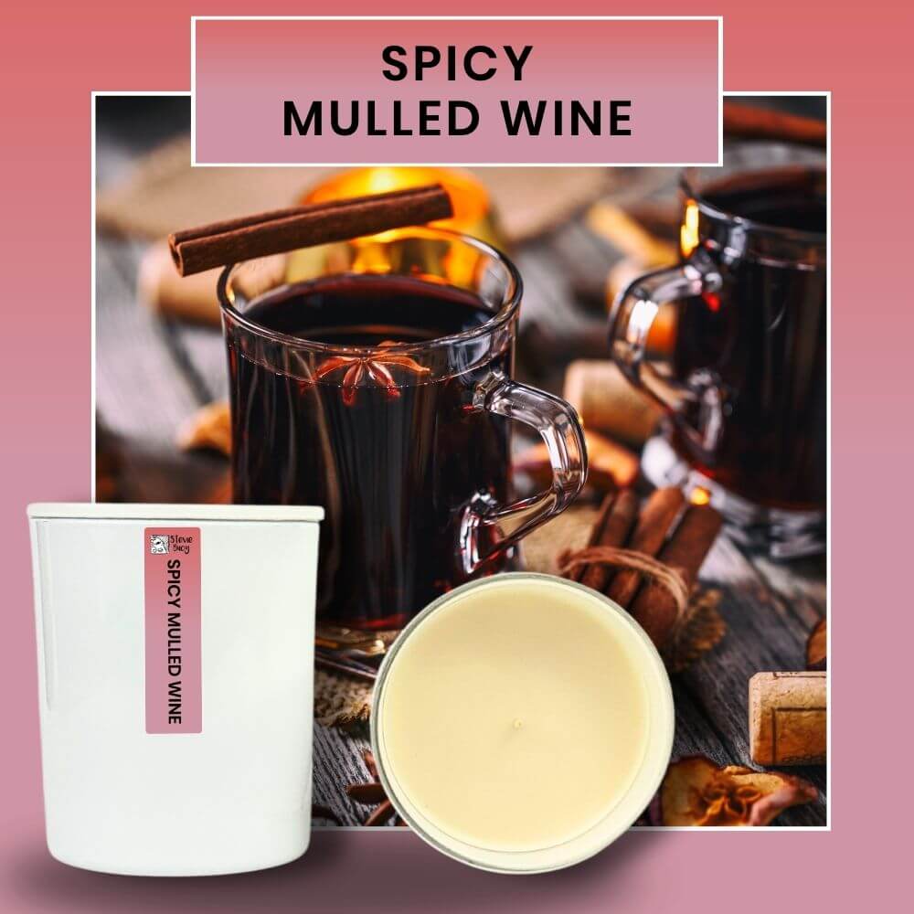 Spicy Mulled Wine Scented Cocosoy Candles - Medium by Stevie Buoy ?? Shop now!!