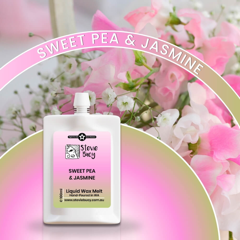 Sweet Pea &amp; Jasmine Liquid Wax Melts - by Stevie Buoy